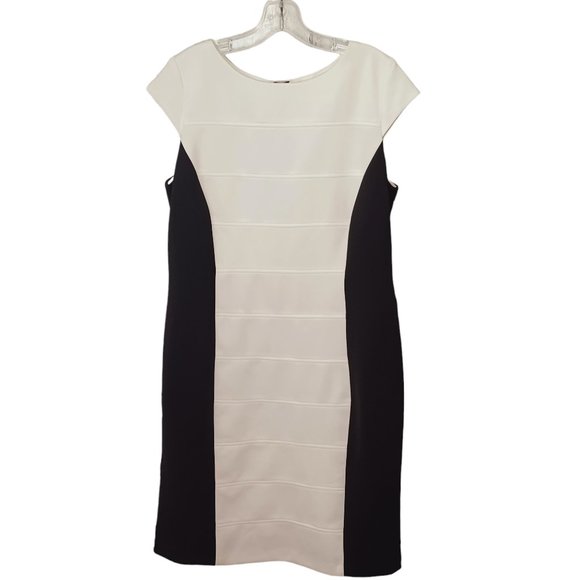 Studio One Black And White Dress Size 14 - Picture 1 of 4